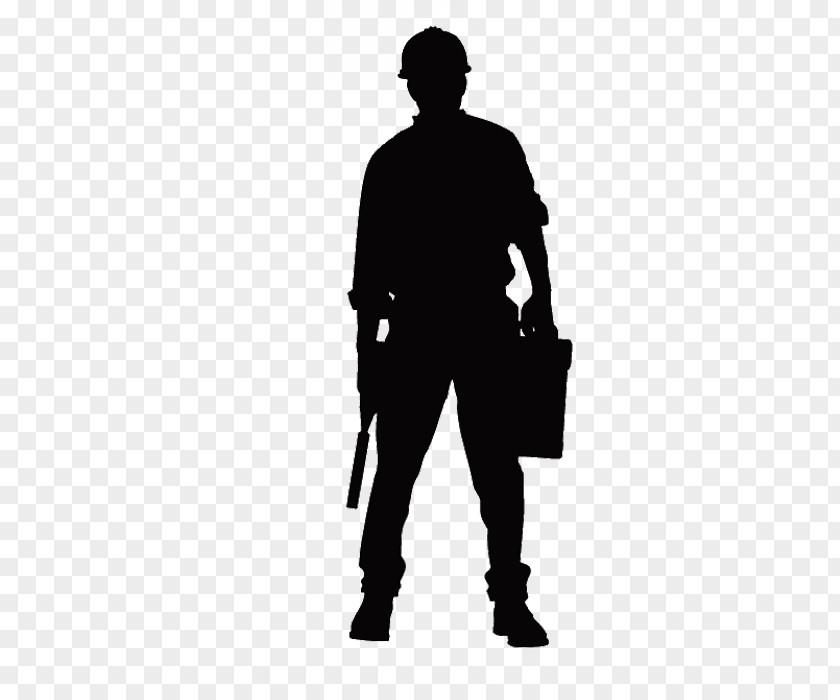Worker Silhouette Laborer Service PNG