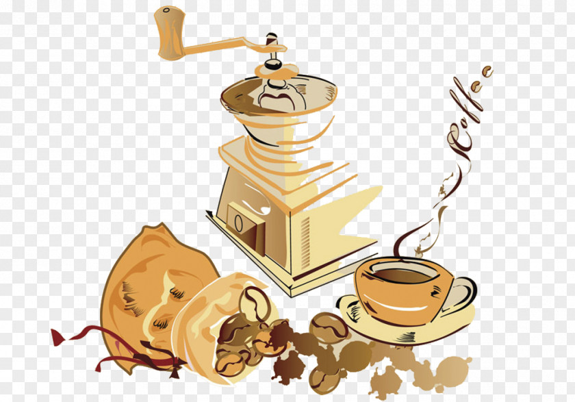 Coffee Vector Material Coffeemaker Cappuccino Cafe PNG