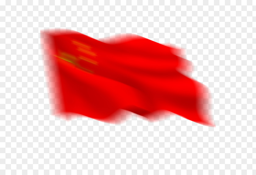 Floating Red Flag Of The United States PNG