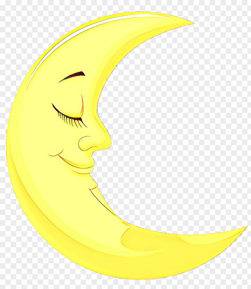 Symbol Plant Yellow Crescent Banana Family Smile PNG