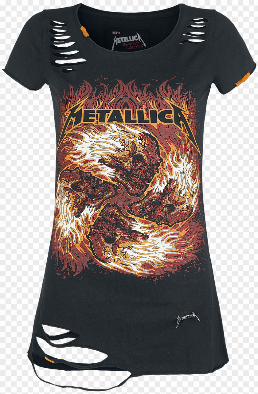 T-shirt Metallica Clothing Sleeve PNG