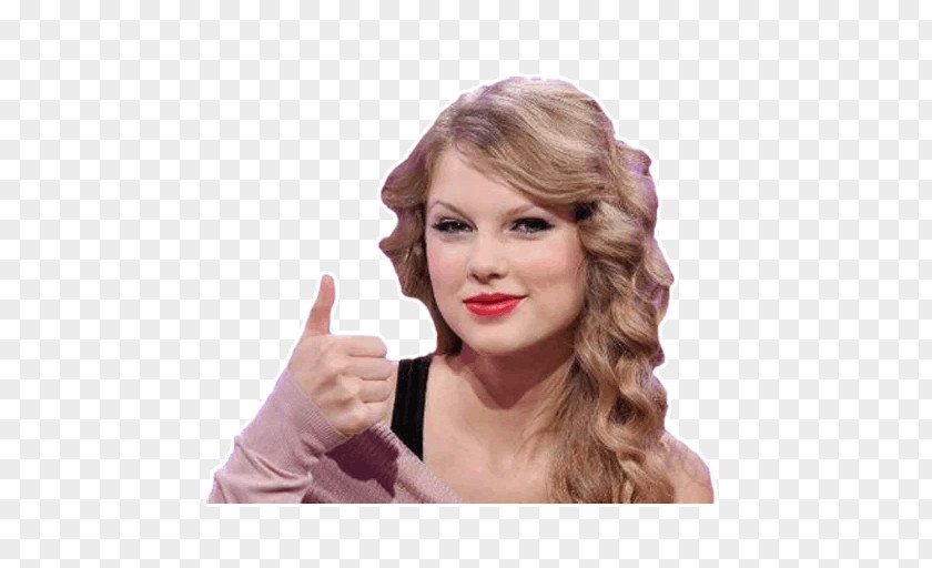 Taylor Swift Thumb Signal Photography PNG