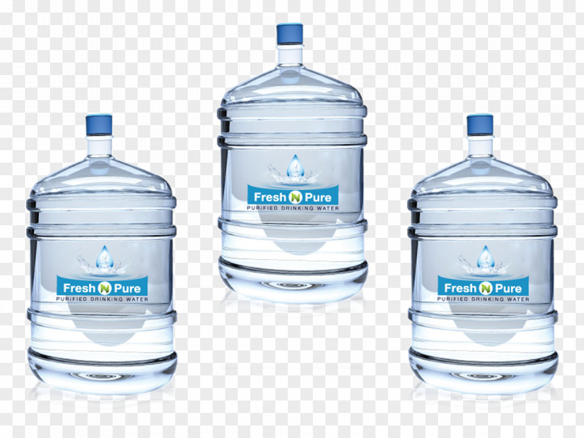 Bottled Water Bottles Mineral Purified PNG