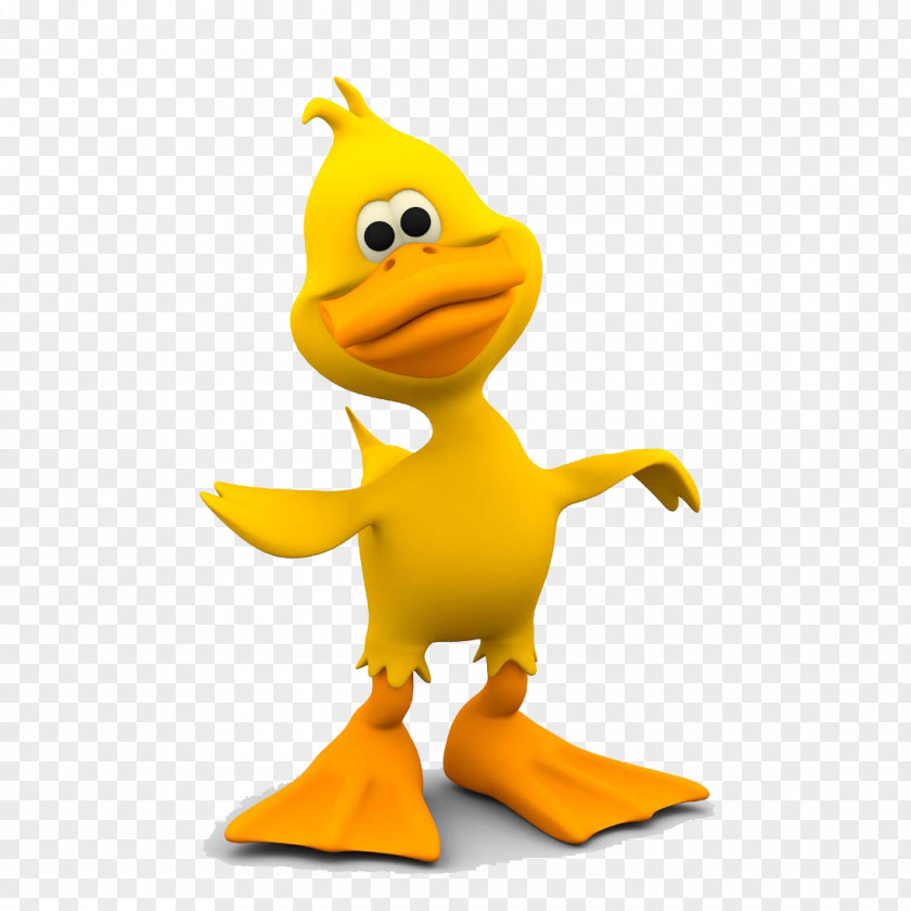 Duck Rubber Cartoon Illustration PNG