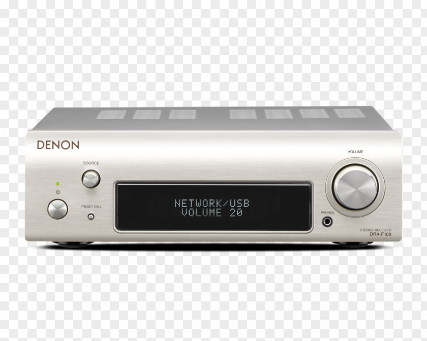 Hi-fi DENON DCD-F109 Black CD Player AV Receiver DNP-F109 Network Denon DRA F109 PNG