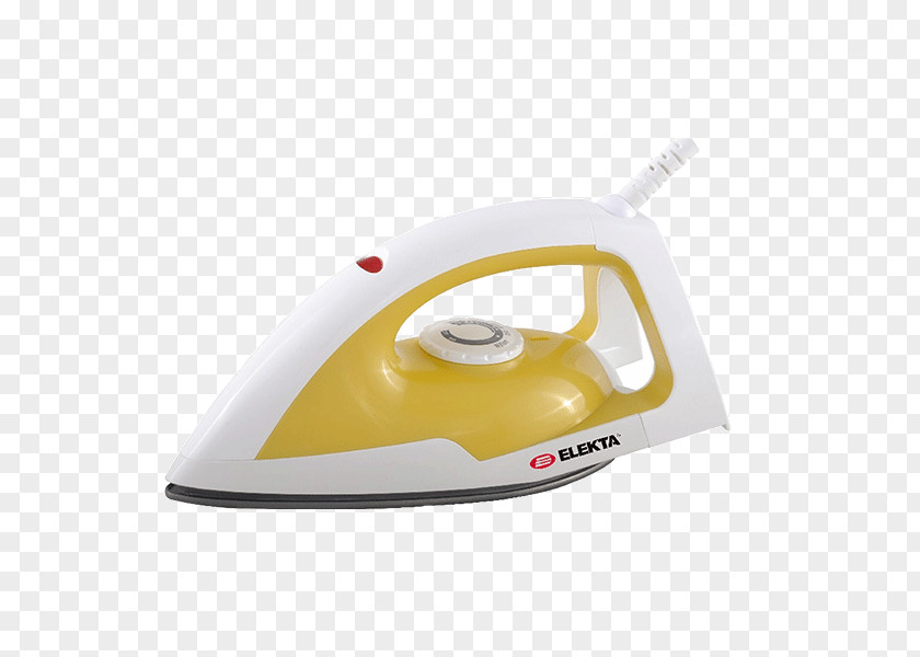 Iron Plate Yellow Clothes Small Appliance Téflon White PNG