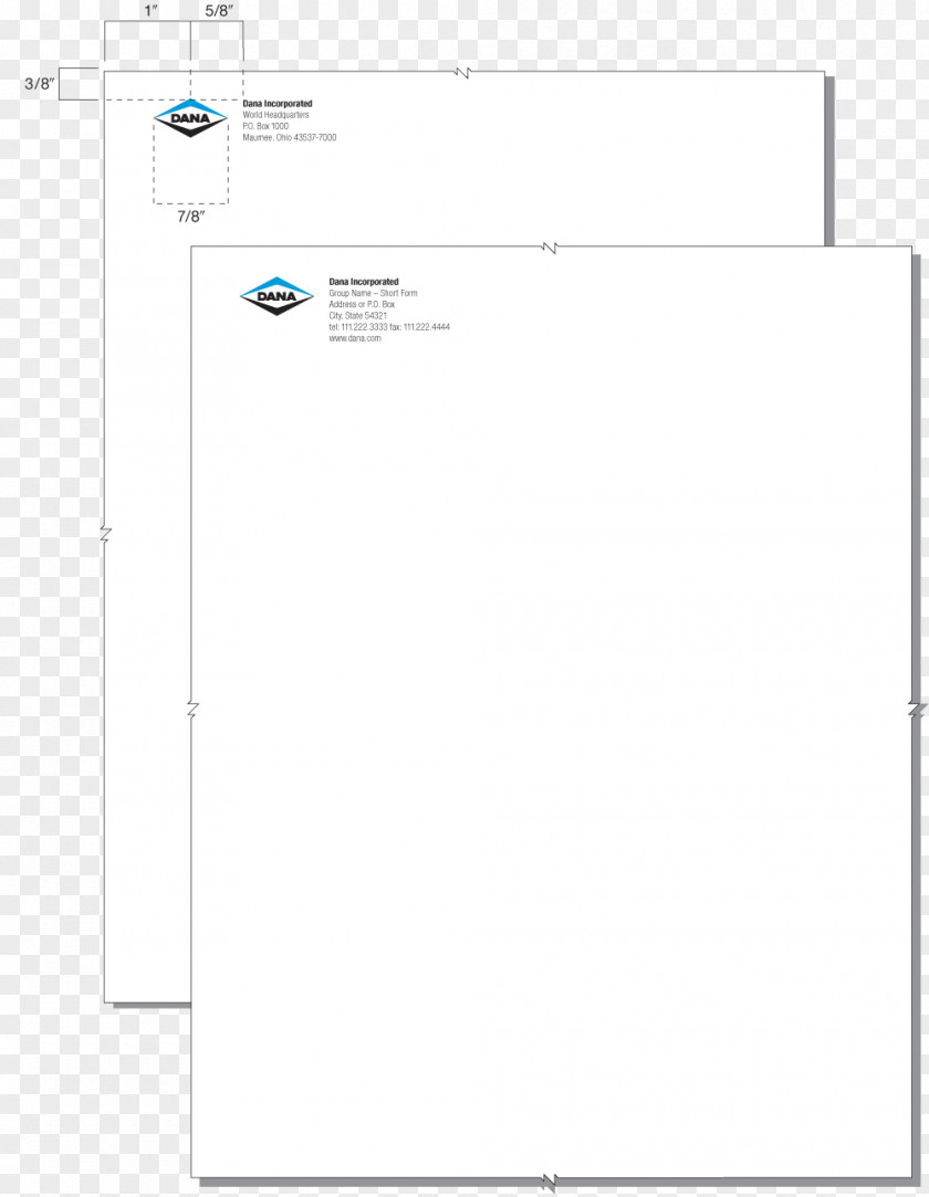 Letterhead Template Rectangle Brand PNG
