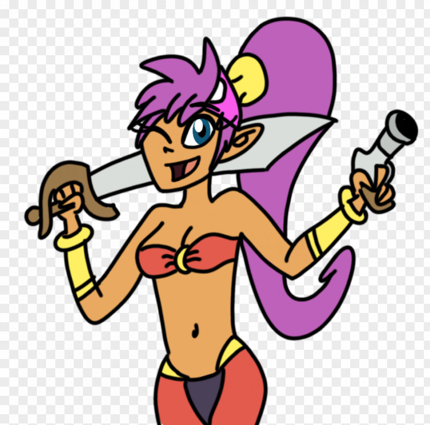 Shantae Art Clip Thumb Human Behavior Cartoon PNG