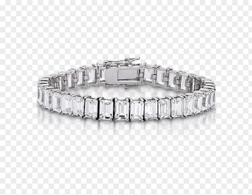 Silver Bracelet Bling-bling Chain PNG