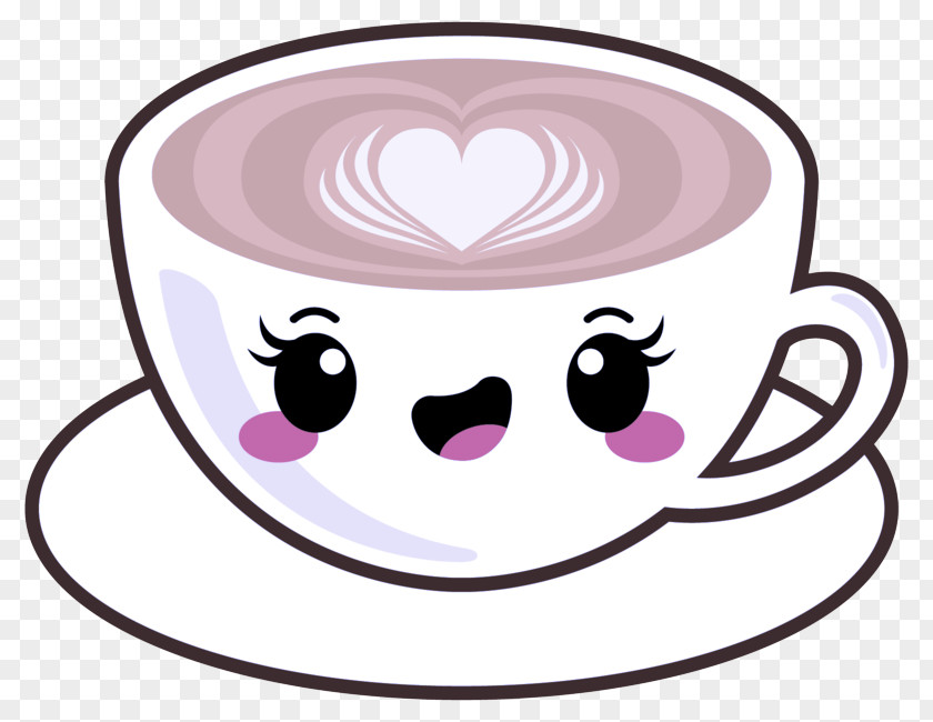 Teacup Line Art Coffee Cup PNG