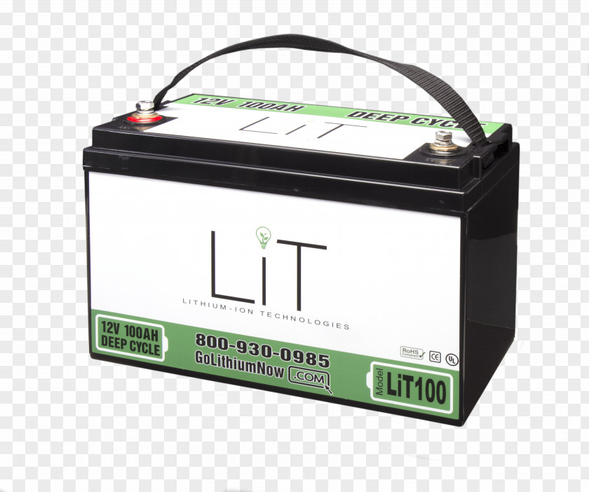 Automotive Battery Electric Deep-cycle Lithium-ion Lithium PNG