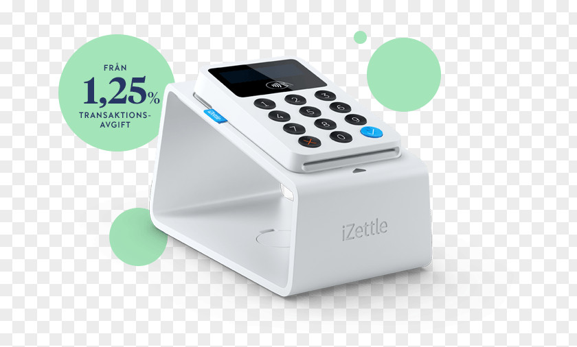 Business Contactless Payment Smart Card IZettle Portable Reader IZ00000013 PNG