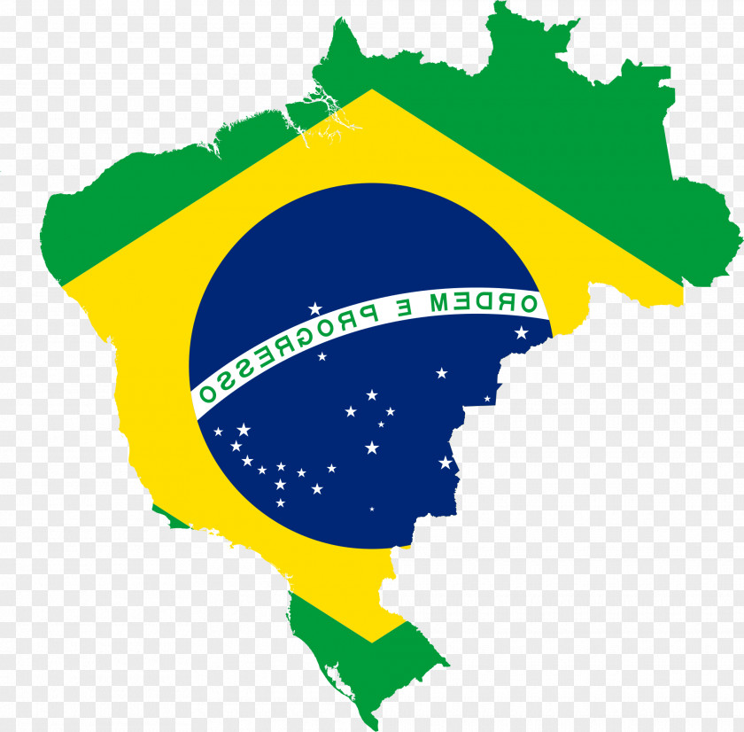 Logo World Brazil Map PNG