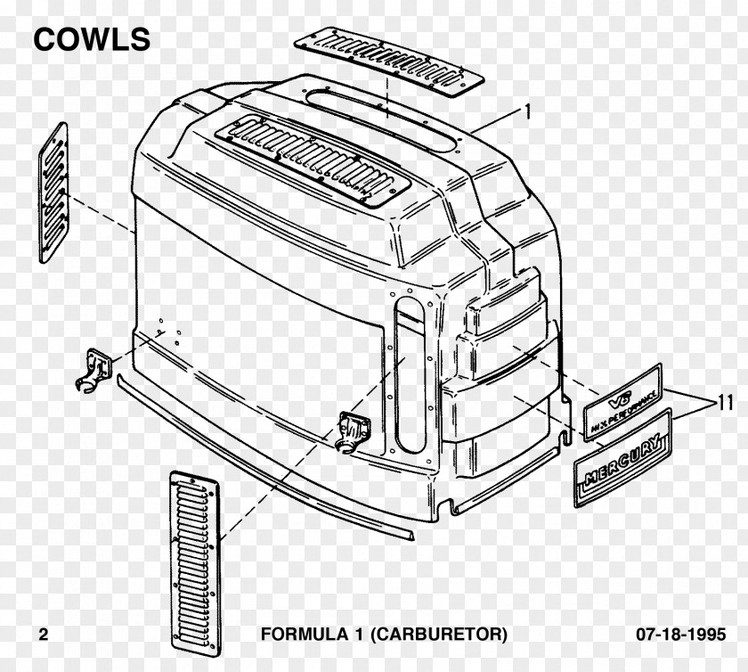 Mercury Marine Car Automotive Design Technology Sketch PNG