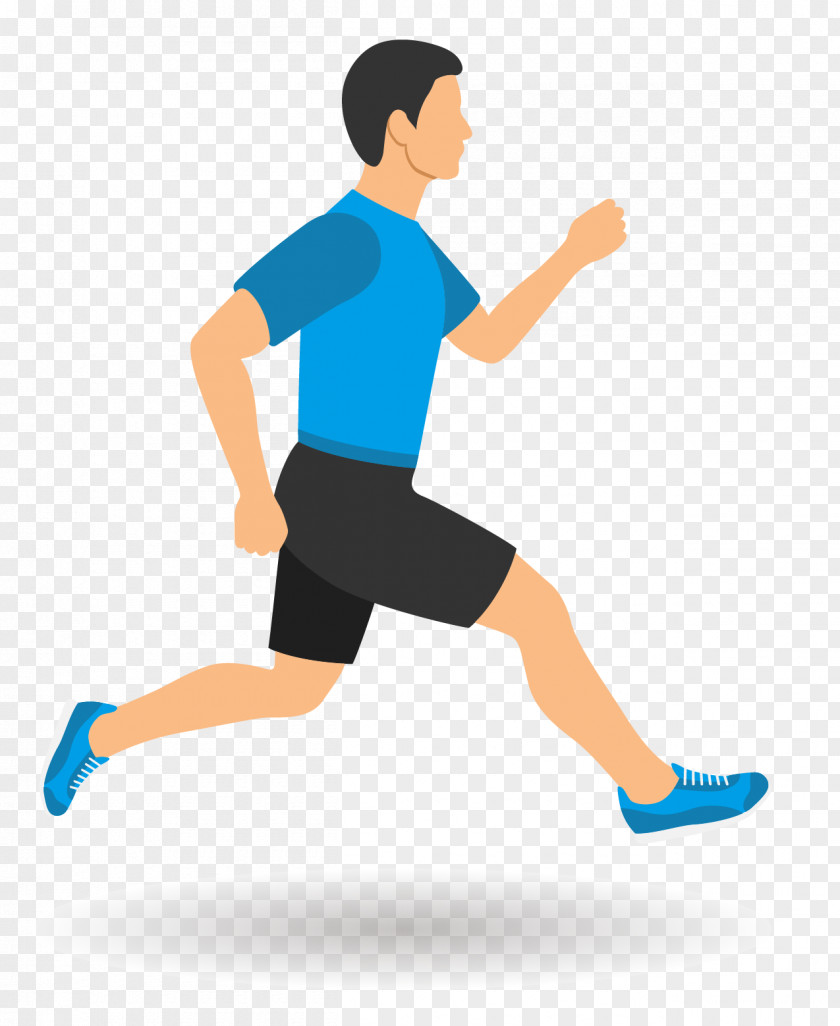Vector Running Man Euclidean Stock Illustration PNG