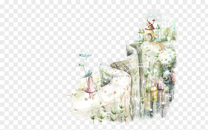 Fairy Tale World Wallpaper PNG