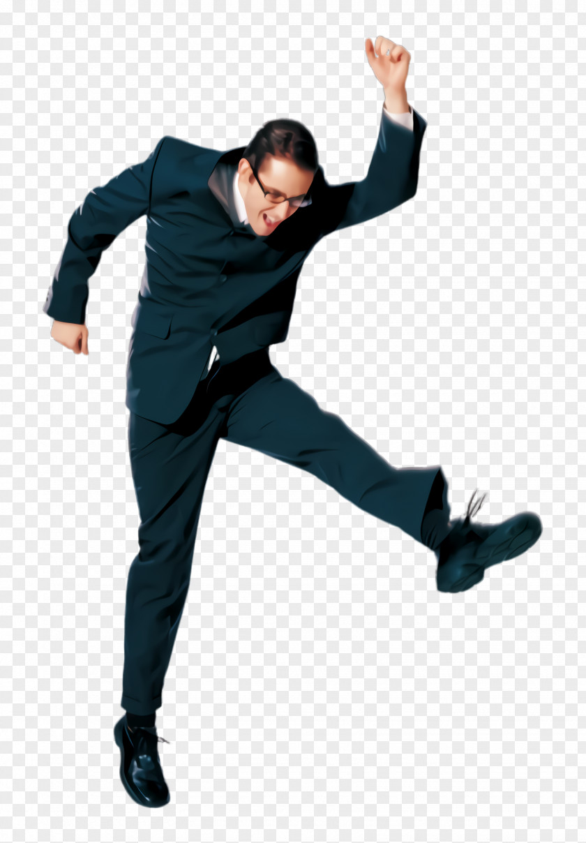 Kung Fu Dance Standing Kick Jumping Dancer PNG