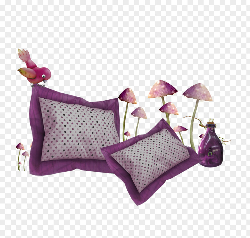 Pillow The Purple Image Download PNG