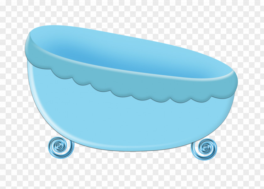 Blue Cartoon Bath Infant Bathtub Drawing Illustration PNG