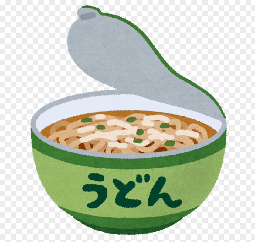 Cup Udon Tempura Soup いらすとや 年明けうどん PNG