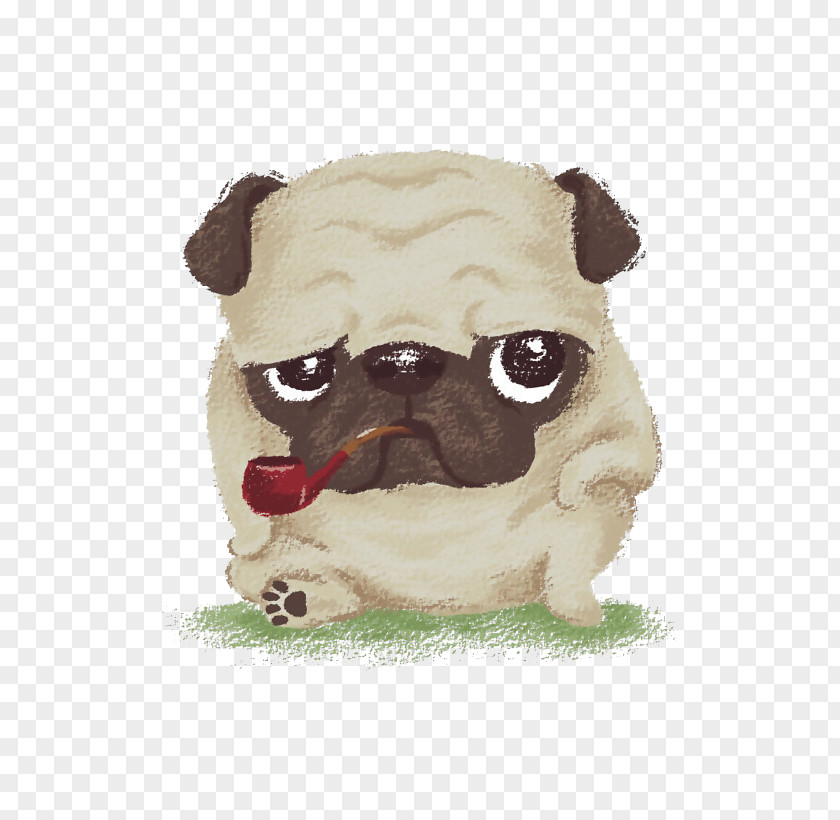 Cute Pug French Bulldog Puppy T-shirt PNG