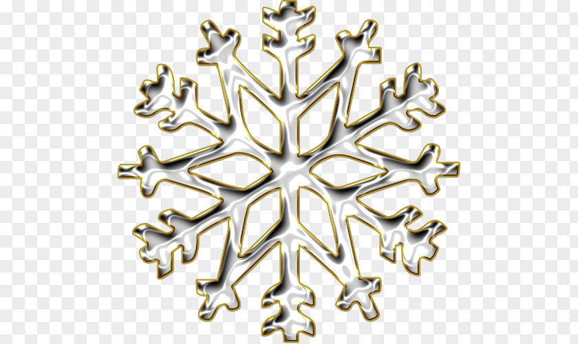 Gold Snow ClipGrab Snowflake Clip Art PNG