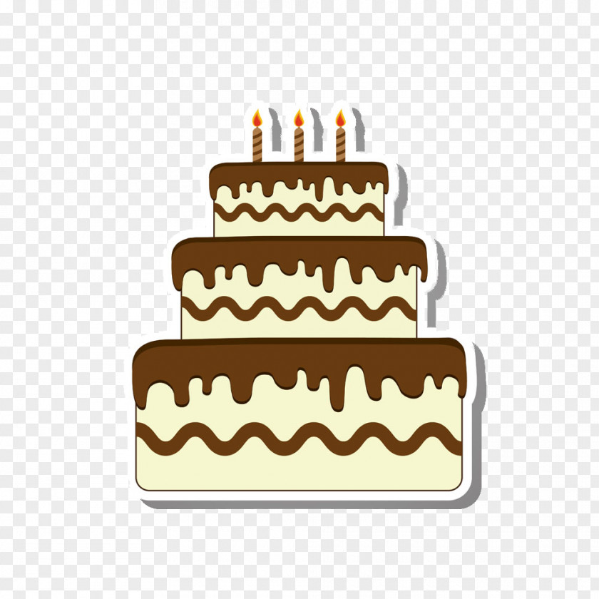 Layer Cake Torte Birthday Cream Chocolate PNG