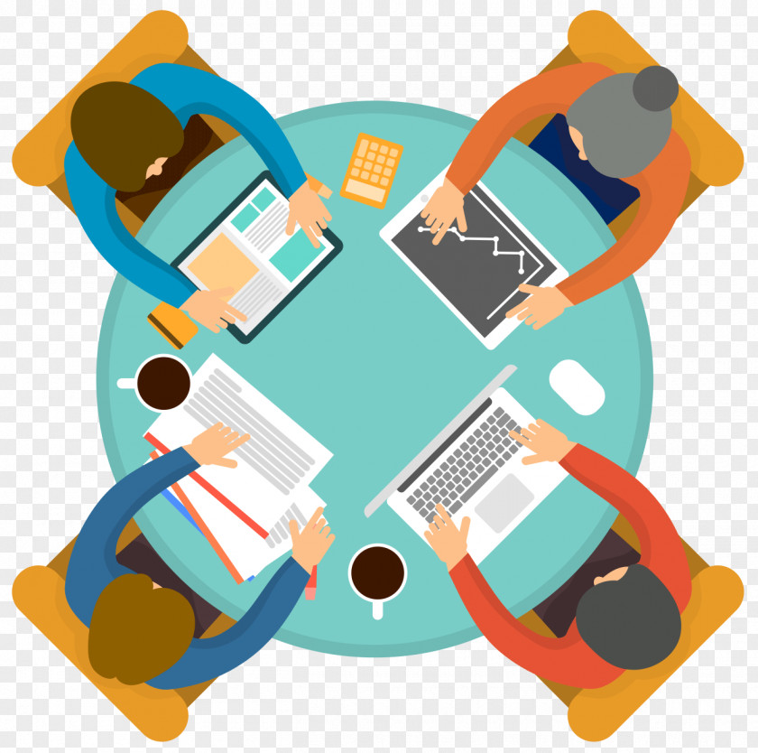 Meeting Round Table Hashtag Product Clip Art PNG