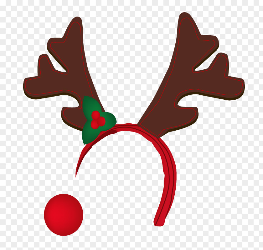 Nose Reindeer Rudolph Antler Clip Art PNG