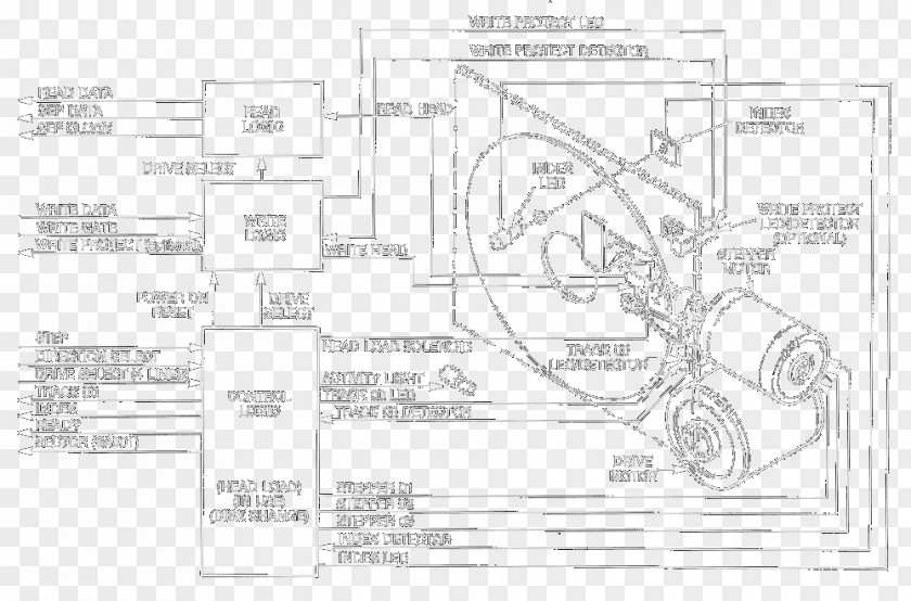 Atari Sa Technical Drawing Paper Sketch PNG