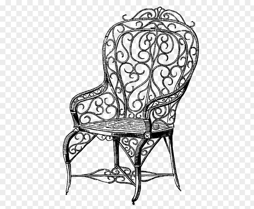 Chair No. 14 Antique Furniture Clip Art PNG