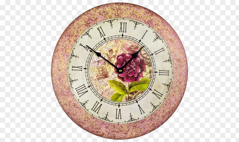 Clock Pink PNG