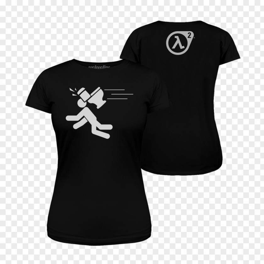 Half Life T-shirt Sports Fan Jersey Shoulder Active Shirt Sleeve PNG