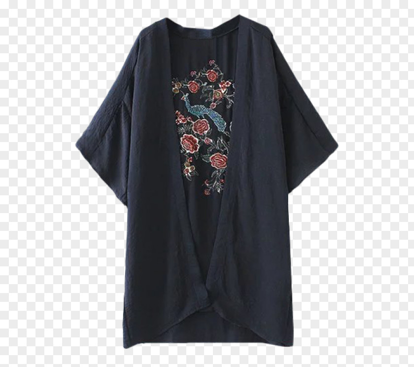 Shirt Blouse Embroidery Dress Sleeve PNG