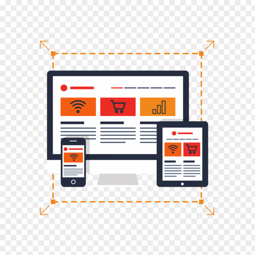 Web Design Digital Marketing Development Responsive PNG