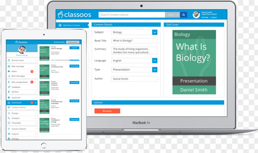 Cloud Share Digital Textbook Computer Program Multimedia Student PNG