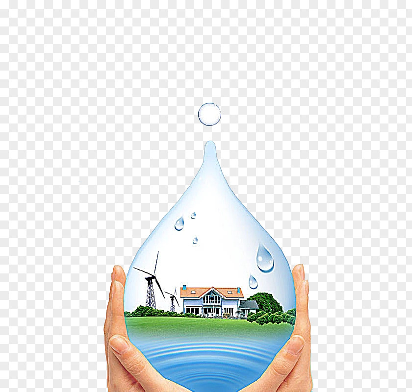 Conserve Water Conservation Drop Advertising Energy PNG