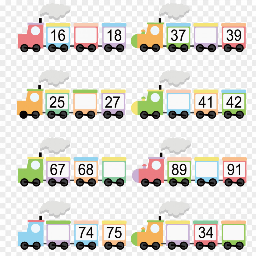 Digital Train Worksheet Royalty-free Clip Art PNG