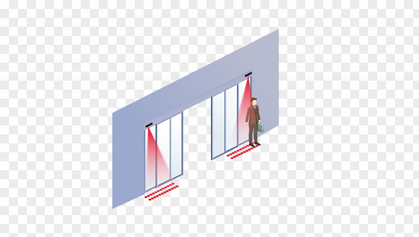 Door Sliding Sensor Gate Building PNG