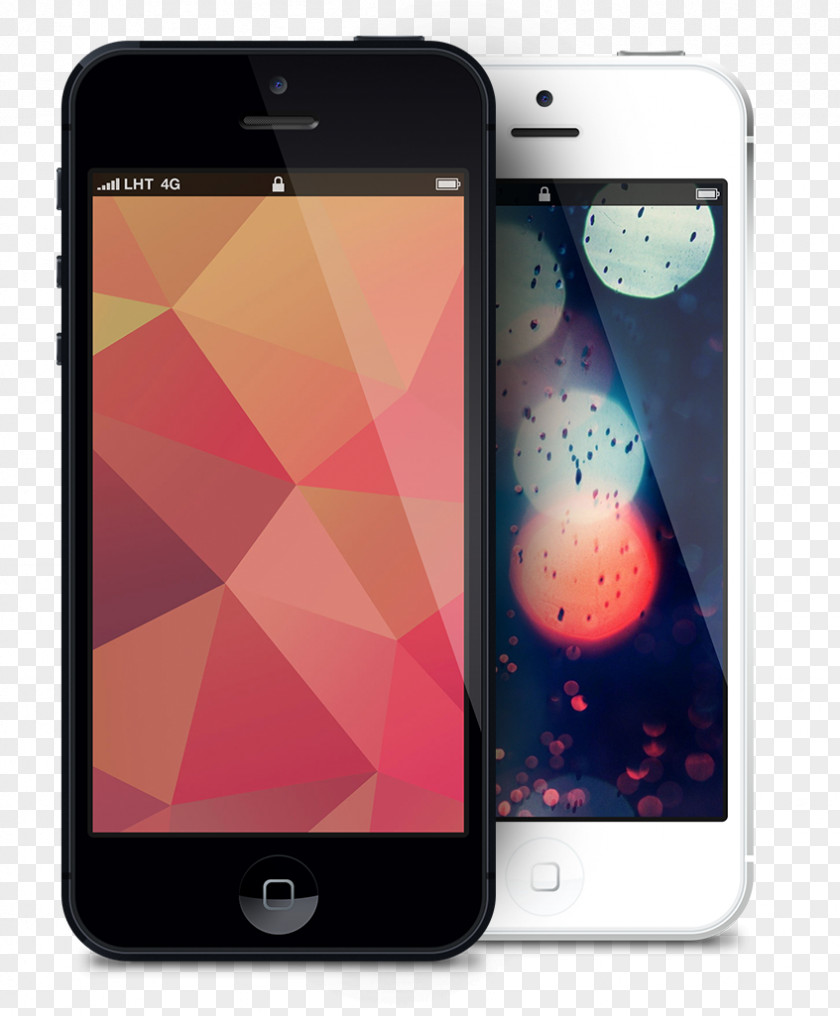 3D Mockup IPhone 5 Web Design Diagram PNG