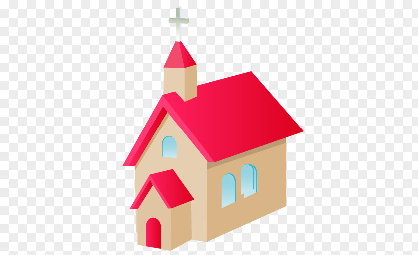 Church Christmas Ornament House Facade Home PNG