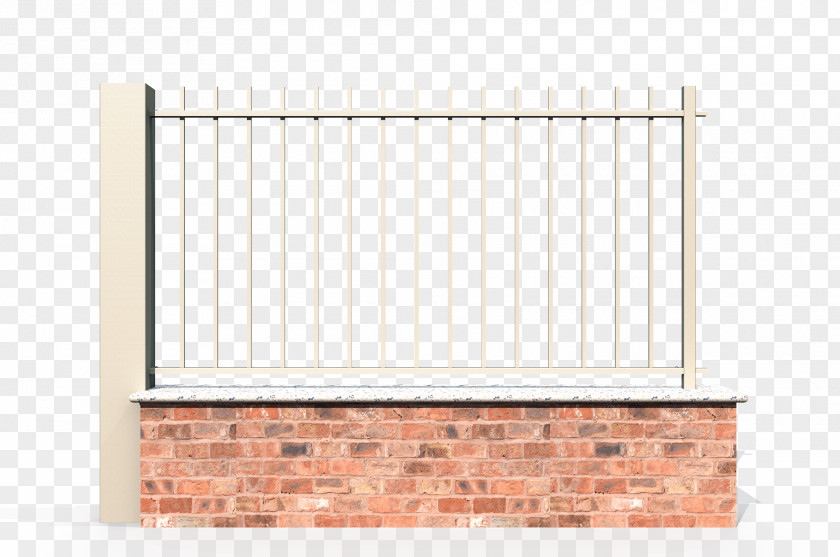 Fence Stone Wall Brick Wrought Iron PNG