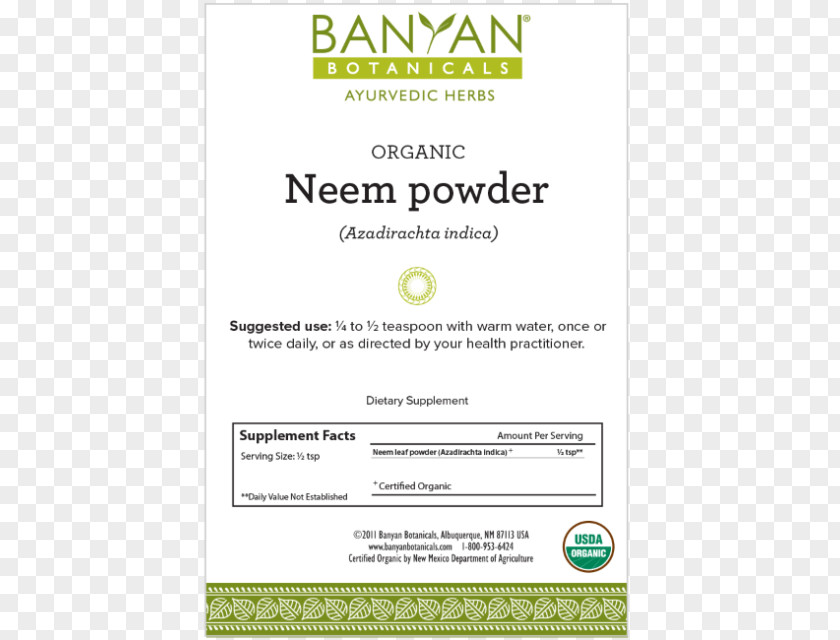 Neem Leaves Organic Food Myrobalan Certification Herb Liquorice PNG