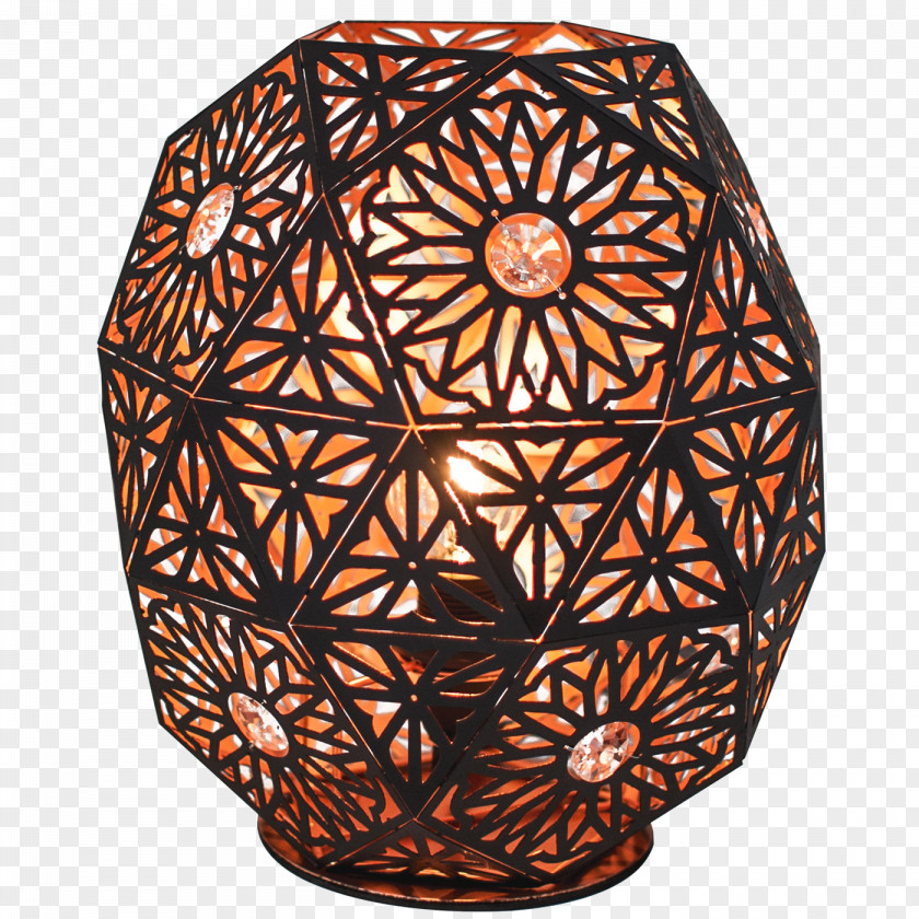 Shimla Symmetry Svart Kobber Ryden's Pattern PNG