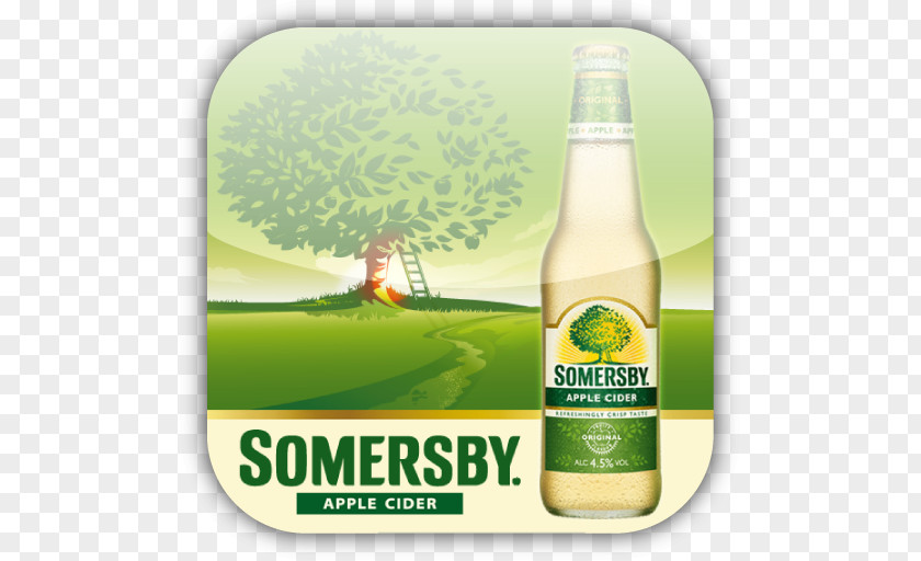 Somersby Snack Liqueur Cider Beer Bottle Eating PNG