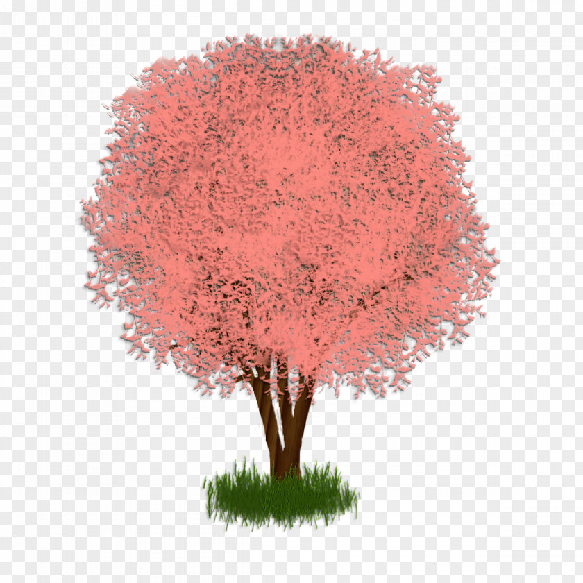 Tree Shade Pink M PNG