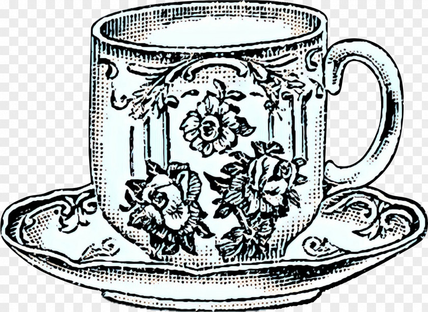 Ceramic Porcelain Tea Cup PNG