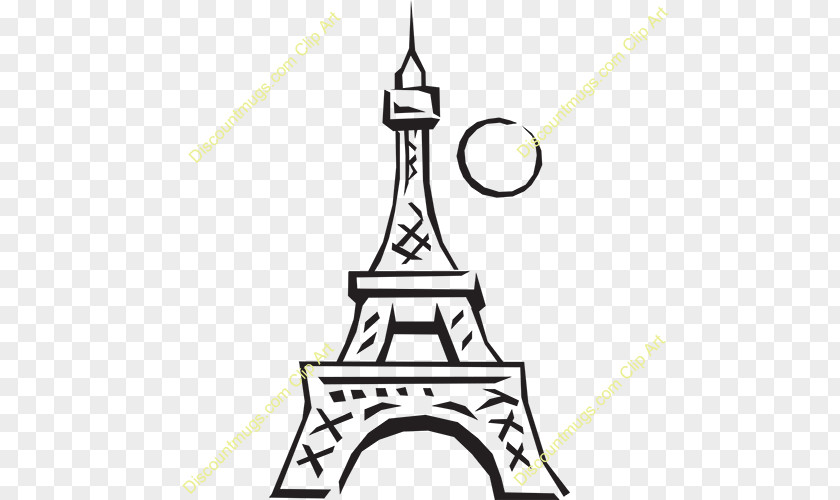 Eiffel Tower Cartoon Clip Art PNG