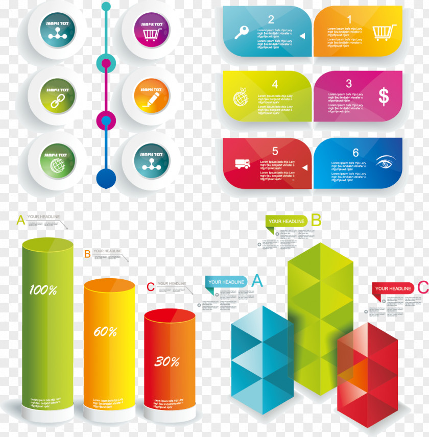 PPT Page Elements Infographic Euclidean Vector Illustration PNG