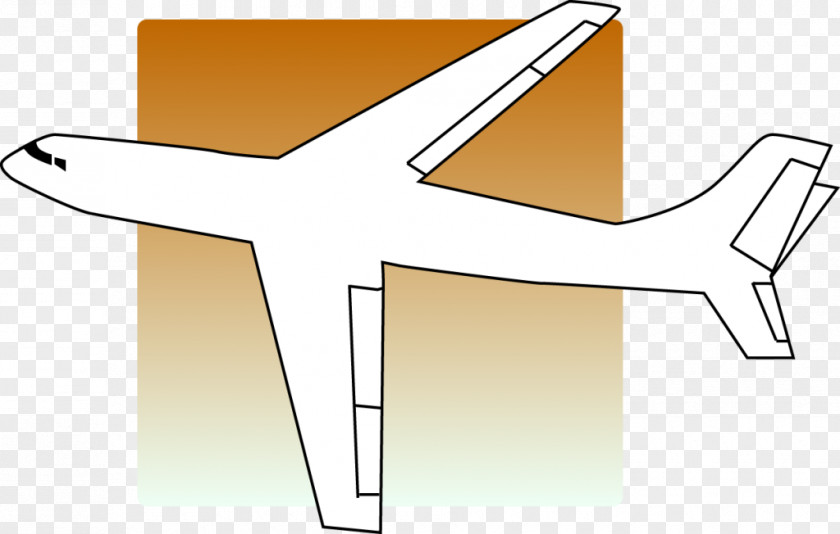 Design Airplane Line Clip Art PNG